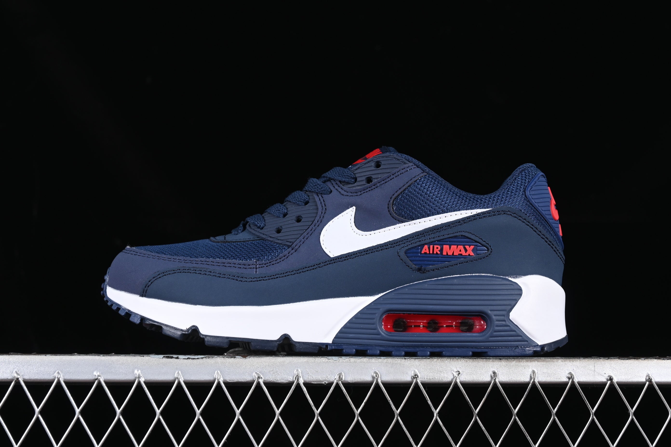 Nike Air Max 90 'Midnight Navy/White/Red'