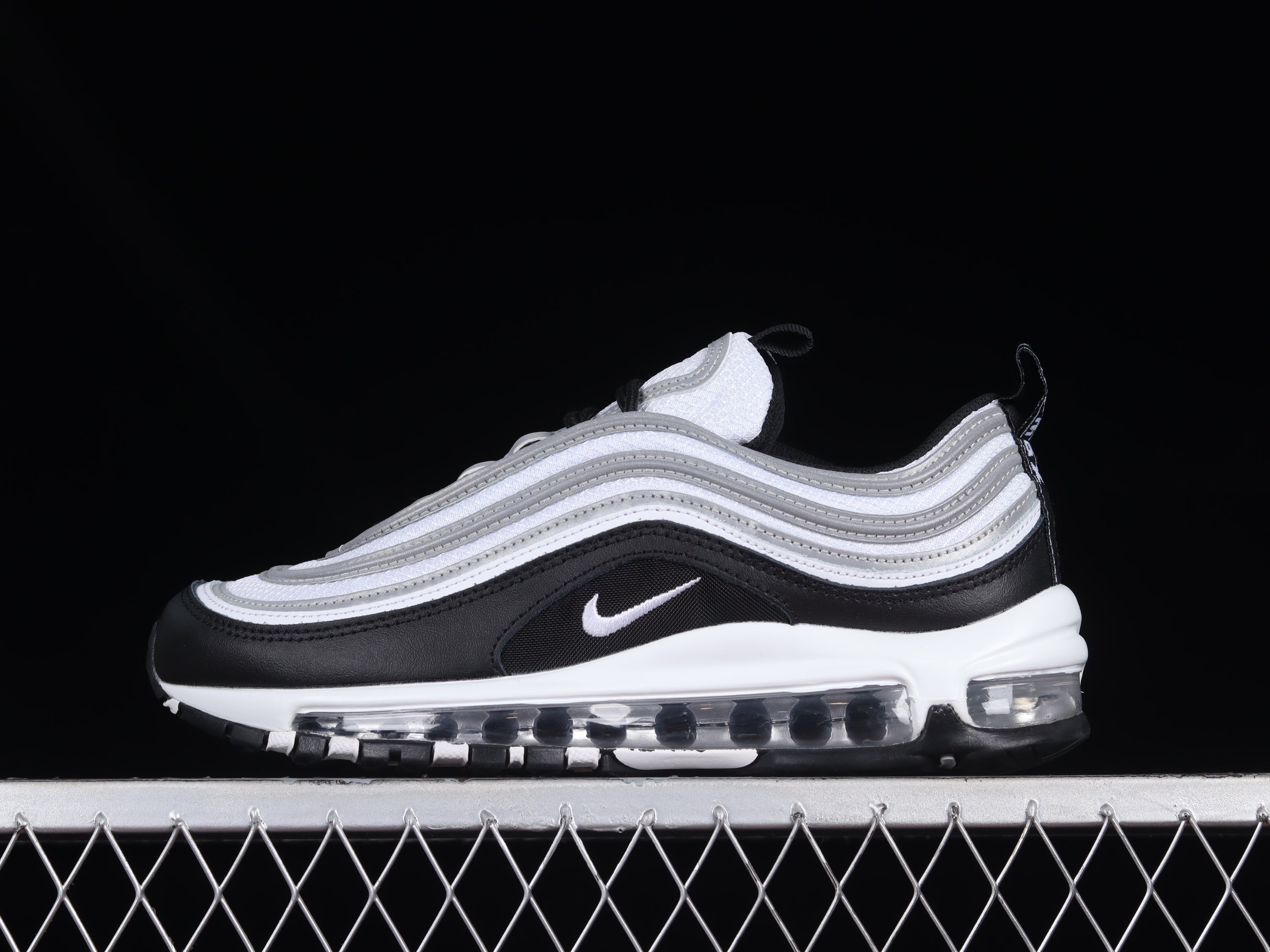 Nike Air Max 97 'Preto/Branco-Reflect Silver'