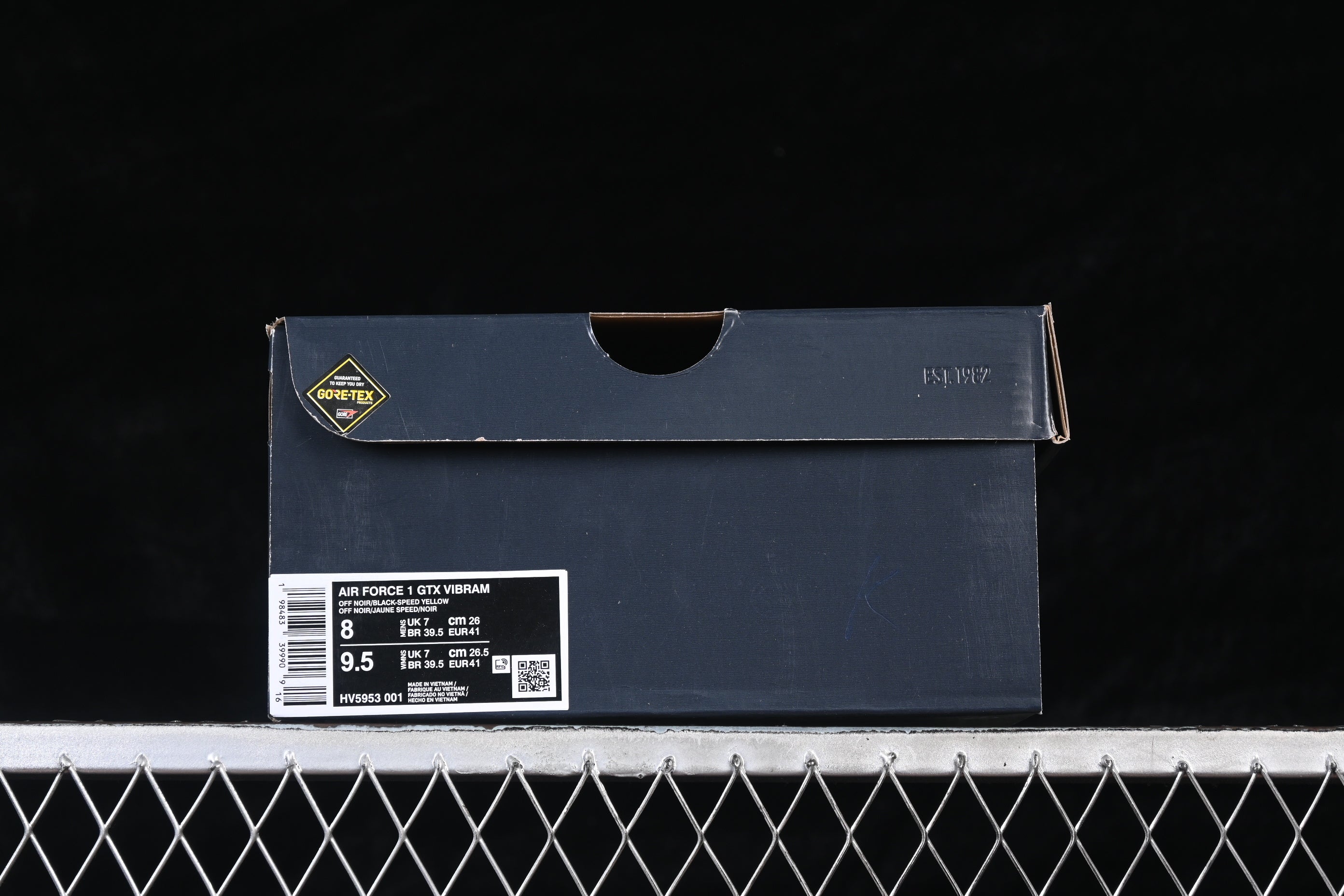 Vibram x Nike Air Force 1,07 Low - Preto
