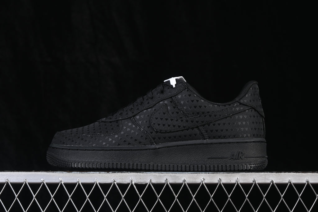 Nike Air Force 1 Low Valentine's Day Triple Black