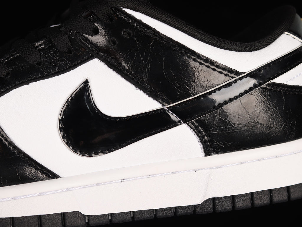 Nike Dunk Low "Panda" Patent Gold