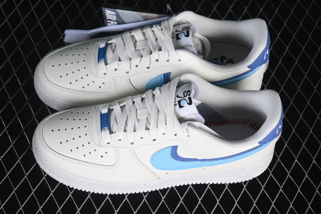 Nike Air Force 1 82 Double Swoosh White Blue