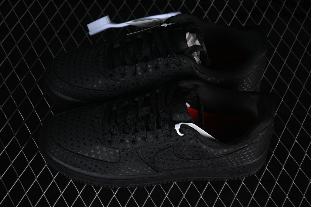 Nike Air Force 1 Low Valentine's Day Triple Black