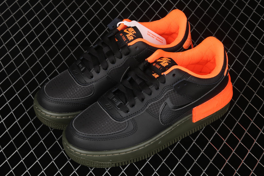 Nike Air Force 1 Shadow - Preto/Laranja