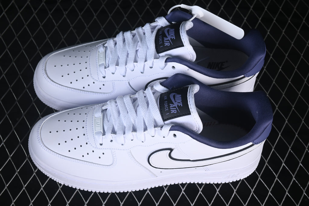 Nike W. Air Force 1'07 Low - Branco/Midnight Navy